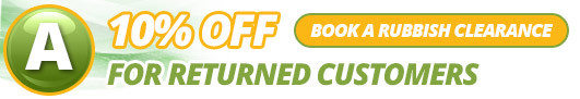 Beckenham London returned customers rubbish removal service offer